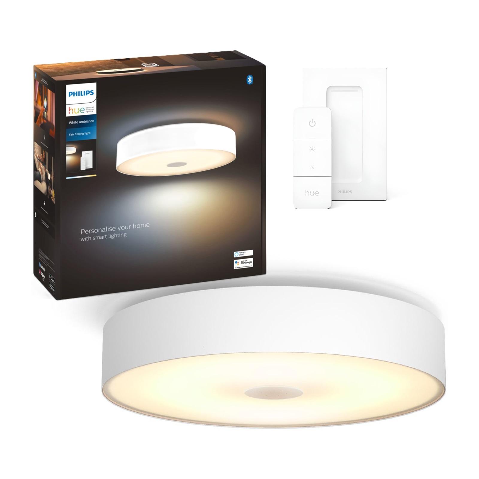 LED Stropné Svetlo FAIR White 25W CCT PHILIPS HUE Bluetooth Zigbee + Stmievač