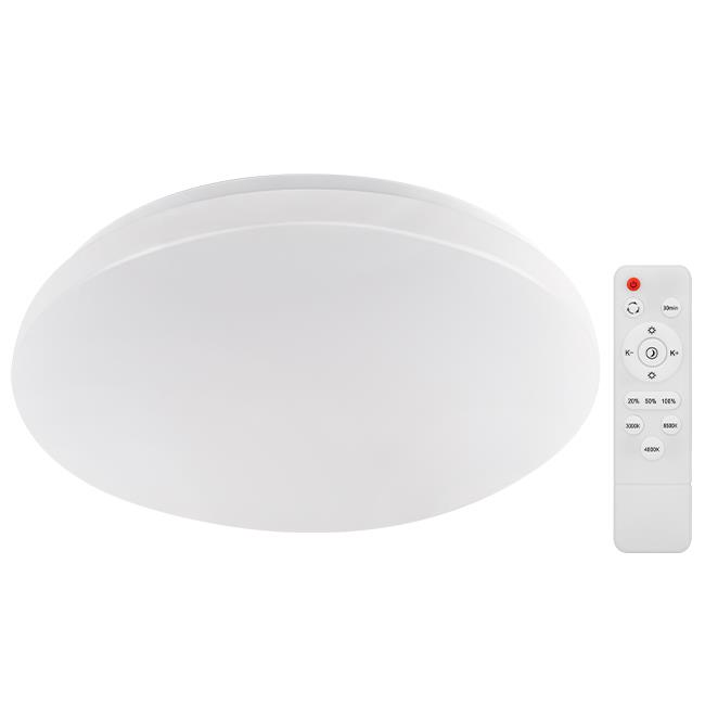 LED Stropné Svietidlo ERIK 72W 400mm IP44 s Diaľkovým Ovládaním