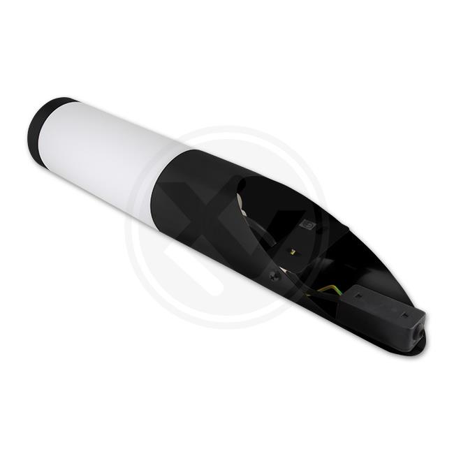 LED záhradná nástenná lampa Sora E27 čierna