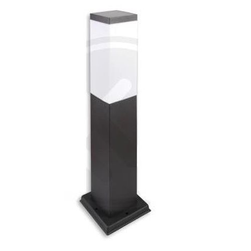 LED záhradné svietidlo hranaté 8x8cm 45cm , E27 black