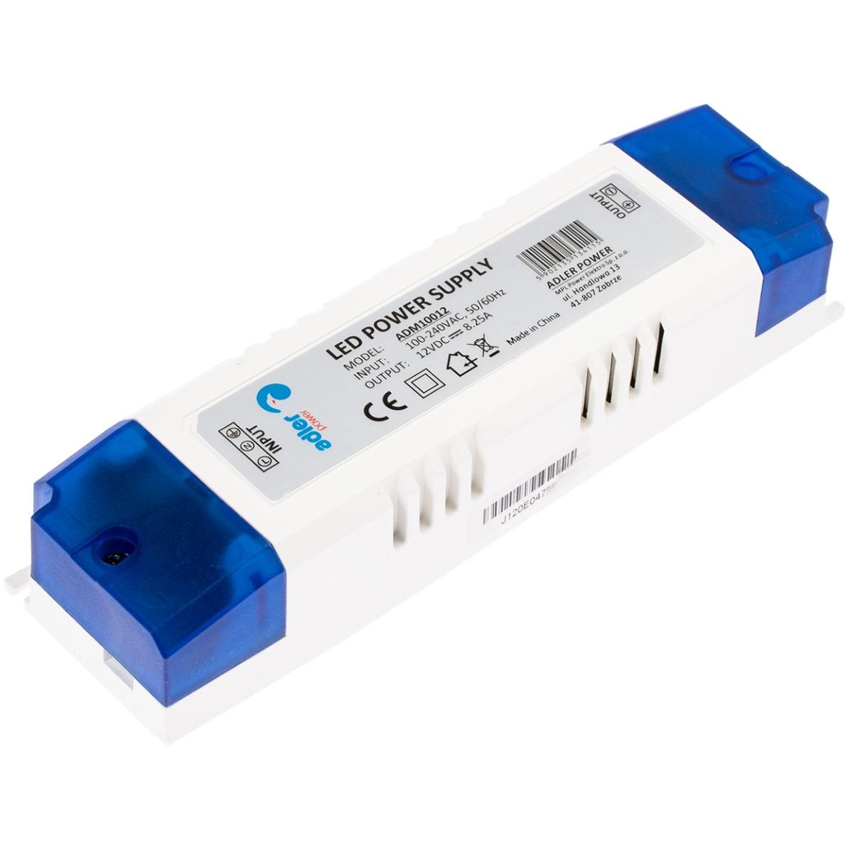 LED ZDROJ KONŠTANTNÉHO NAPÄTIA 12V 100W 8,25A ADM 100 12 ADLER