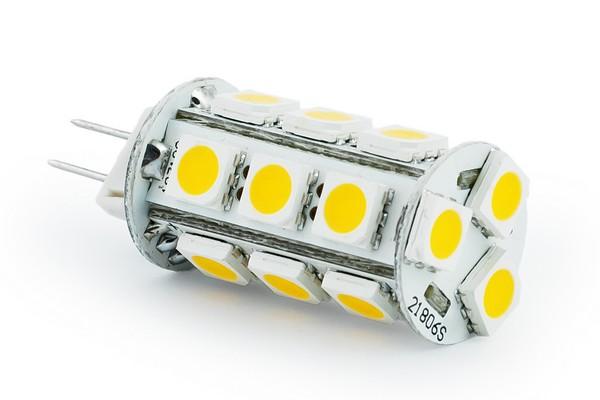 G4 LED 18 SMD 2835 3.6W, TEPLÁ BIELA 