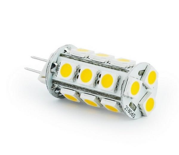 G4 LED 18 SMD 5050 3.6W, STUDENÁ BIELA