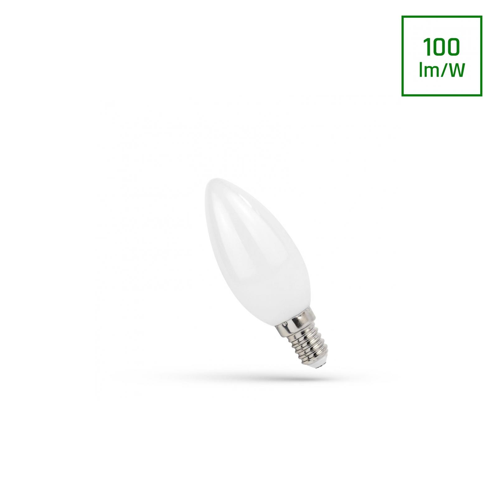 LED ŽIAROVKA E14 4W TEPLÁ BIELA COG 