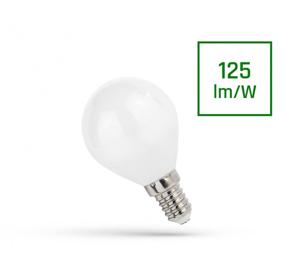 LED ŽIAROVKA E14 6W COG TEPLÁ BIELA