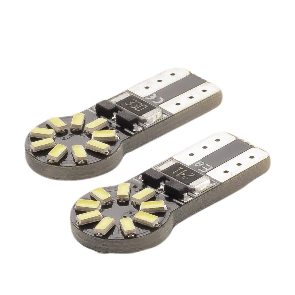 2 KS BALENIE LED ŽIAROVKA - CAN126 - T10 (W5W) - 180 LM - CAN-BUS - SMD 3W -