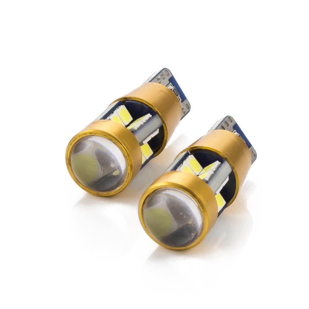 2 KS / BALENIE LED ŽIAROVKA - CAN130 - T10 (W5W) - 300 LM - CAN-BUS - SMD - 5W -