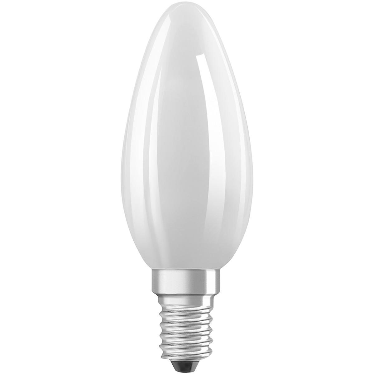 E14 LED B35 5,5W TEPLÁ BIELA 360° FILAMENT OSRAM PARATHOM