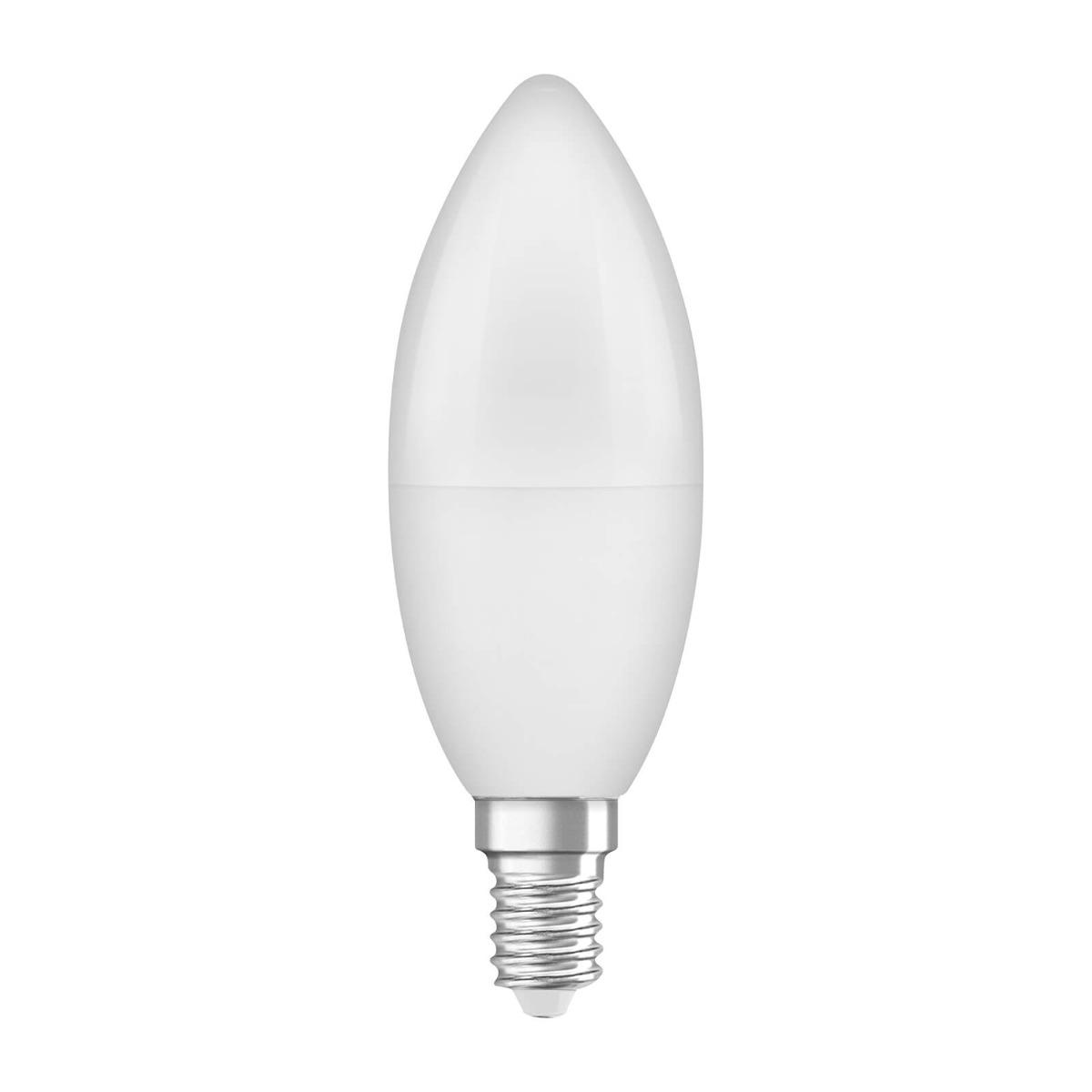 LED ŽIAROVKA E14 B35 7W STUDENÁ BIELA 200° OSRAM STAR