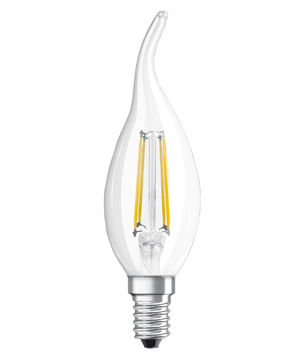 LED ŽIAROVKA E14 BA35 3,4W TEPLÁ BIELA 300° ŽIAROVKA OSRAM STMIEVATEĽNÁ