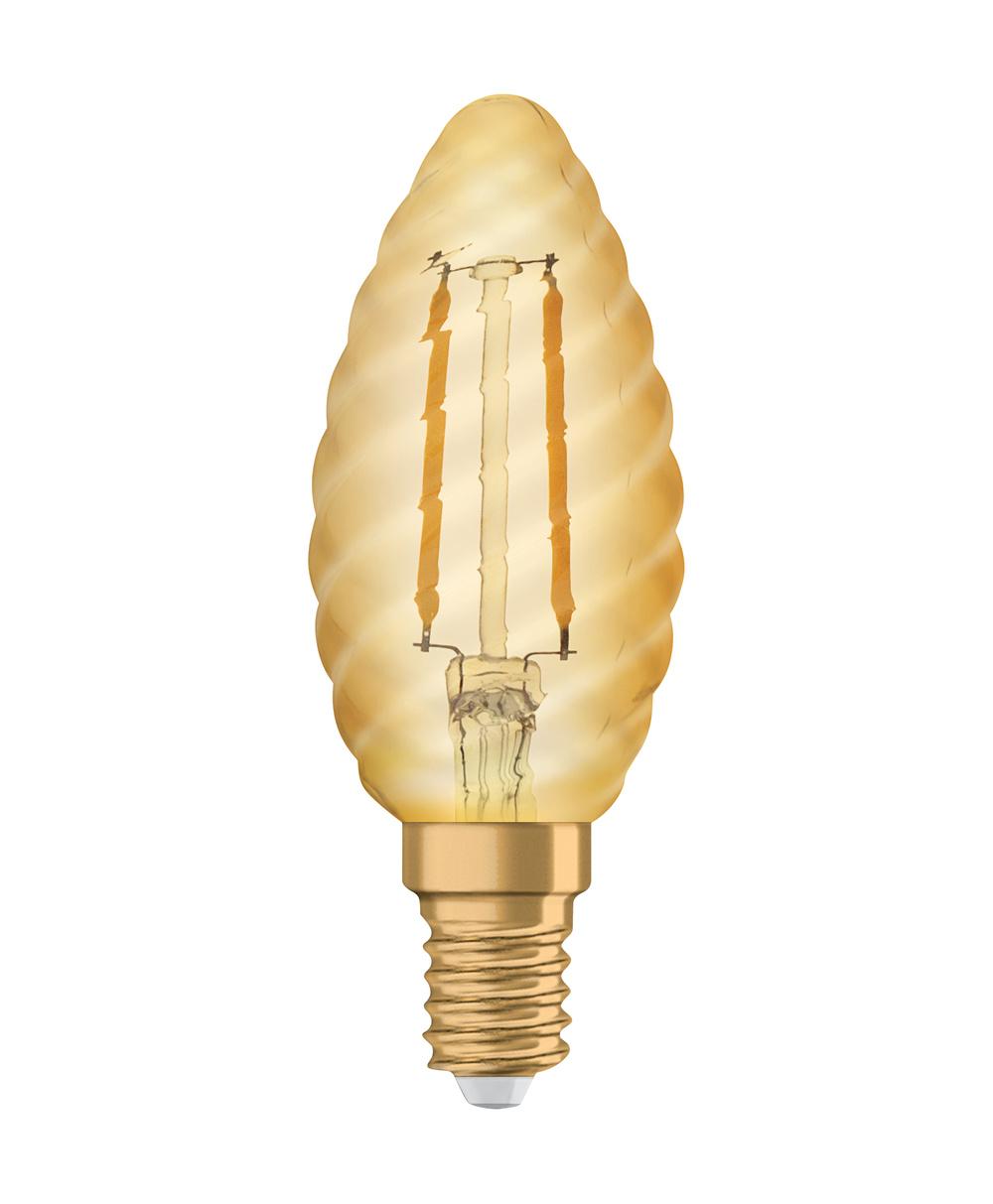 E14 LED BW35 2,5W 2400K TEPLÁ 360° FILAMENT OSRAM VINTAGE 1906