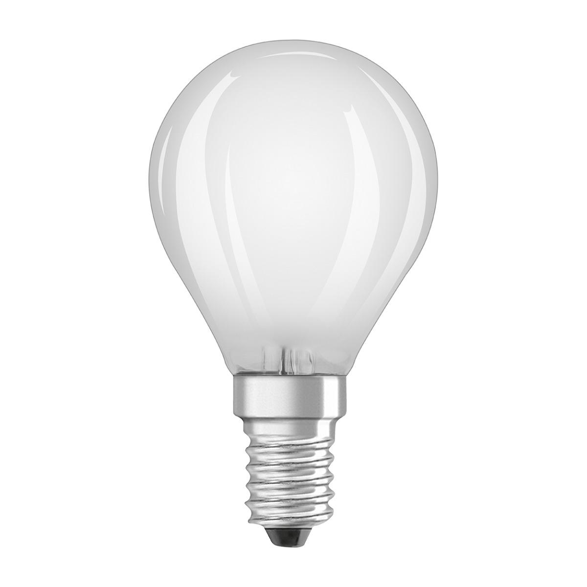 E14 LED P45 2,5W 2700K TEPLÁ BIELA 360° FILAMENT OSRAM STAR