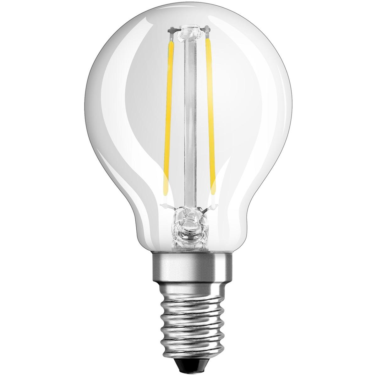 E14 LED P45 3W 2700K TEPLÁ BIELA 360° FILAMENT OSRAM PARATHOM