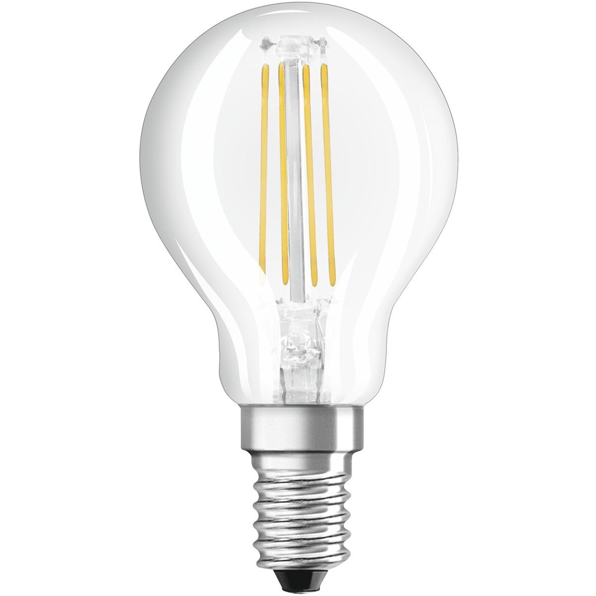 E14 LED STMIEVATEĽNÁ P45 4,8W 2700K TEPLÁ 360° FILAMENT OSRAM SUPER STAR