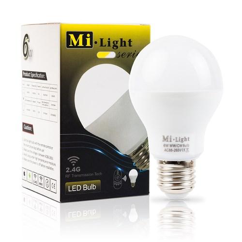 LED ŽIAROVKA E27 6W = 40W 400-450LM 2700-6500K CCT WI-FI MI-LIGHT - FUT017