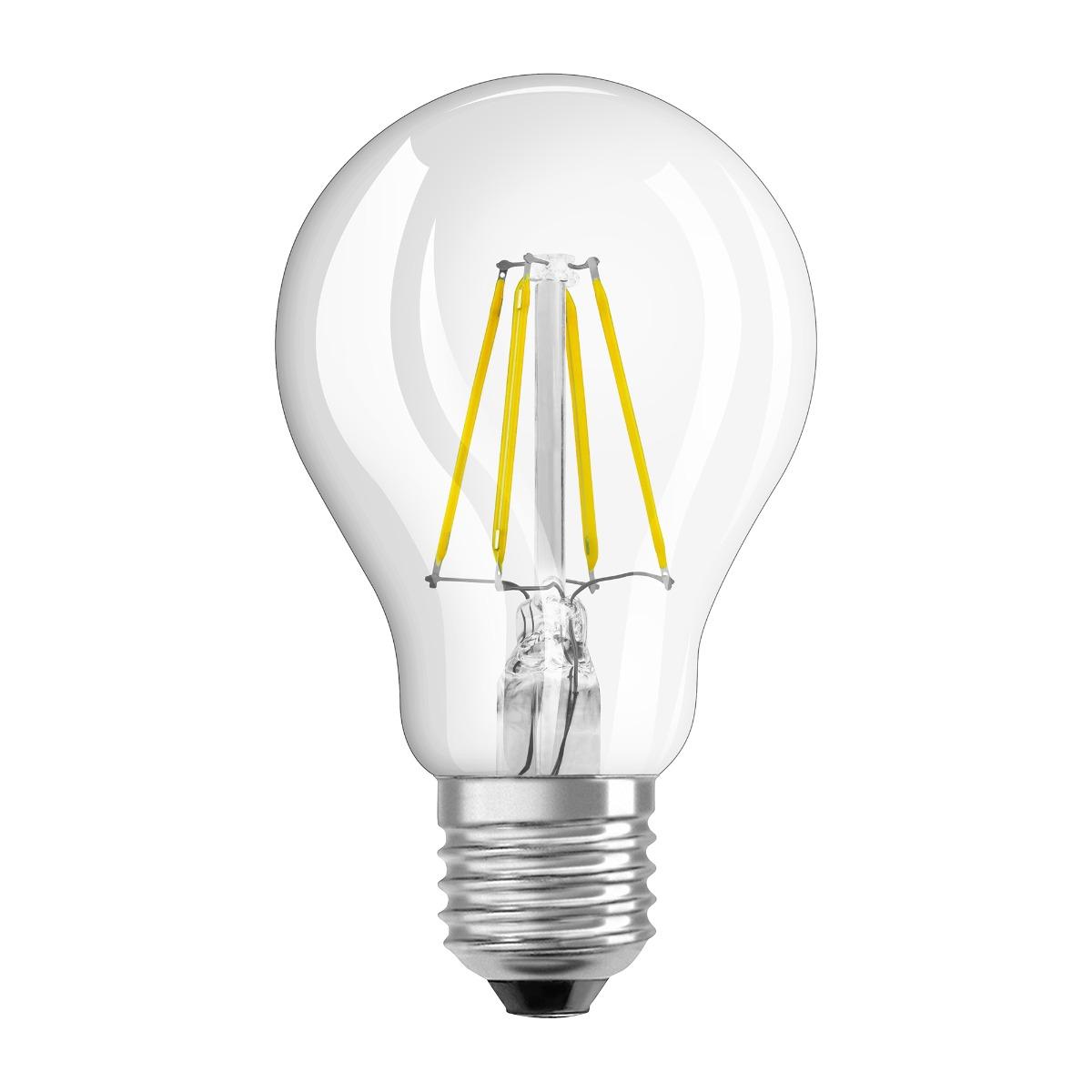 E27 LED ŽIAROVKA A60 4W 6500K STUDENÁ BIELA 360° FILAMENT OSRAM STAR