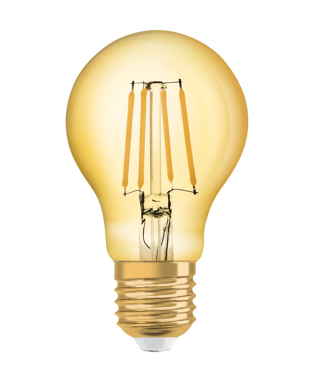 E27 LED  A60 7,5WTEPLÁ 360° FILAMENT OSRAM VINTAGE 1906