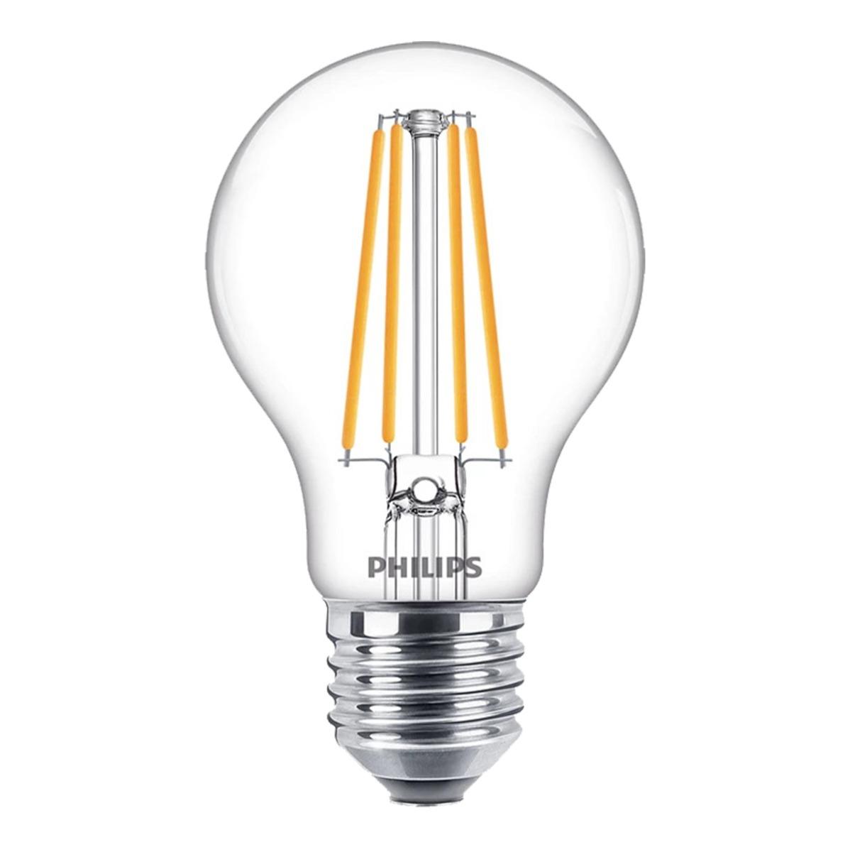 E27 LED FILAMENT A60 8,5W TEPLÁ BIELA PHILIPS COREPRO