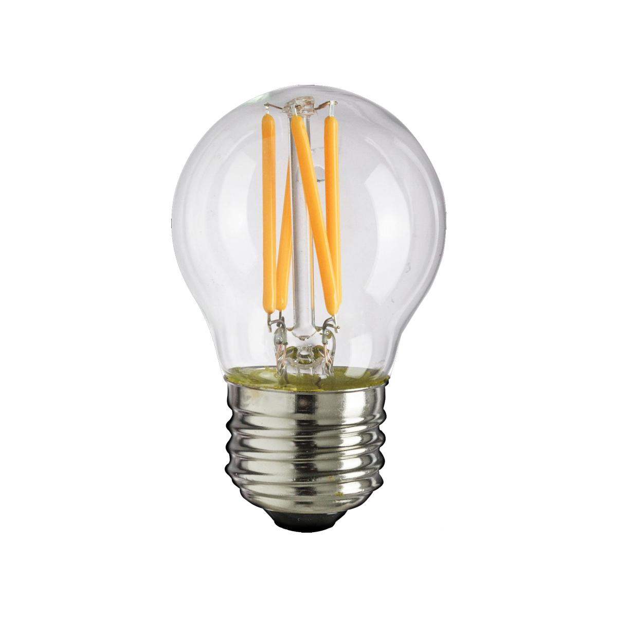 E27 FILAMENT G45 4W TEPLÁ BIELA