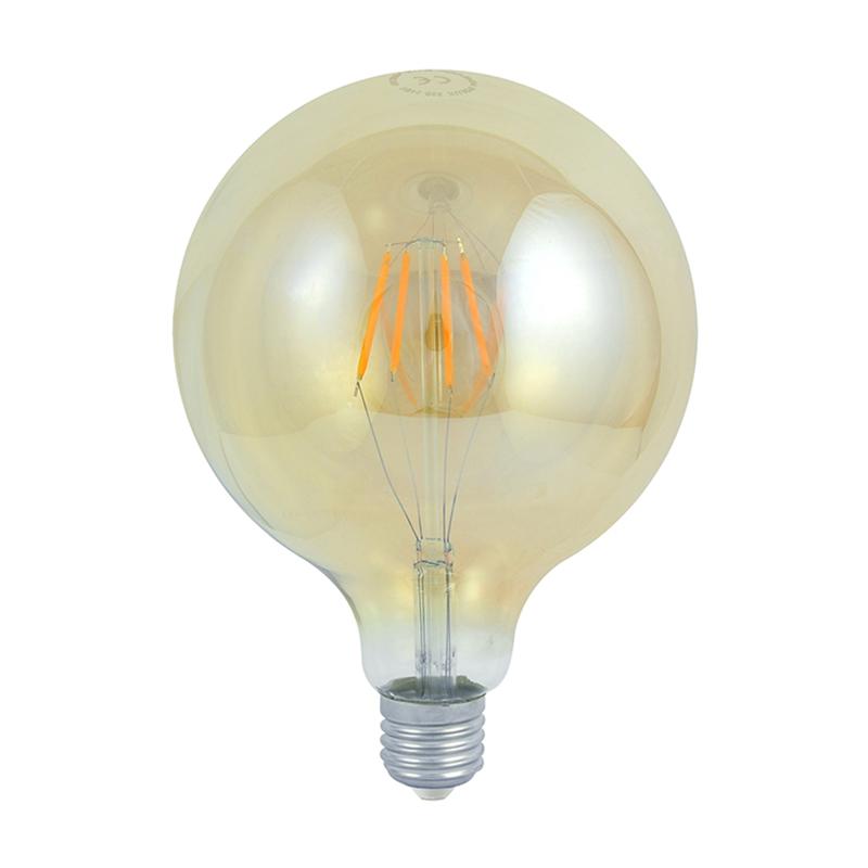 E27 LED G80 4W2000K TEPLÁ 360° FILAMENT POLUX