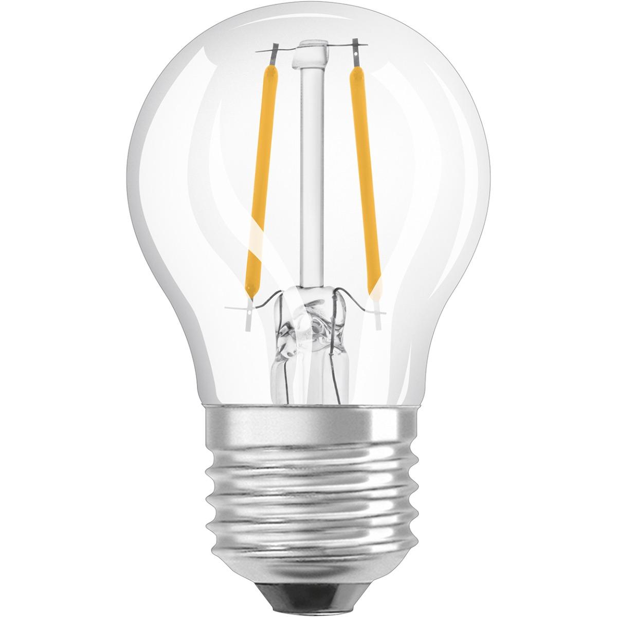 E27 LED P45 CL 4,8W 4000K NEUTRÁLNA BIELA 360° STMIEVATEĽNÁ FILAMENT OSRAM SUPER STAR