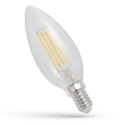 LED ŽIAROVKA E14 FILAMENT 4W TEPLÁ BIELA