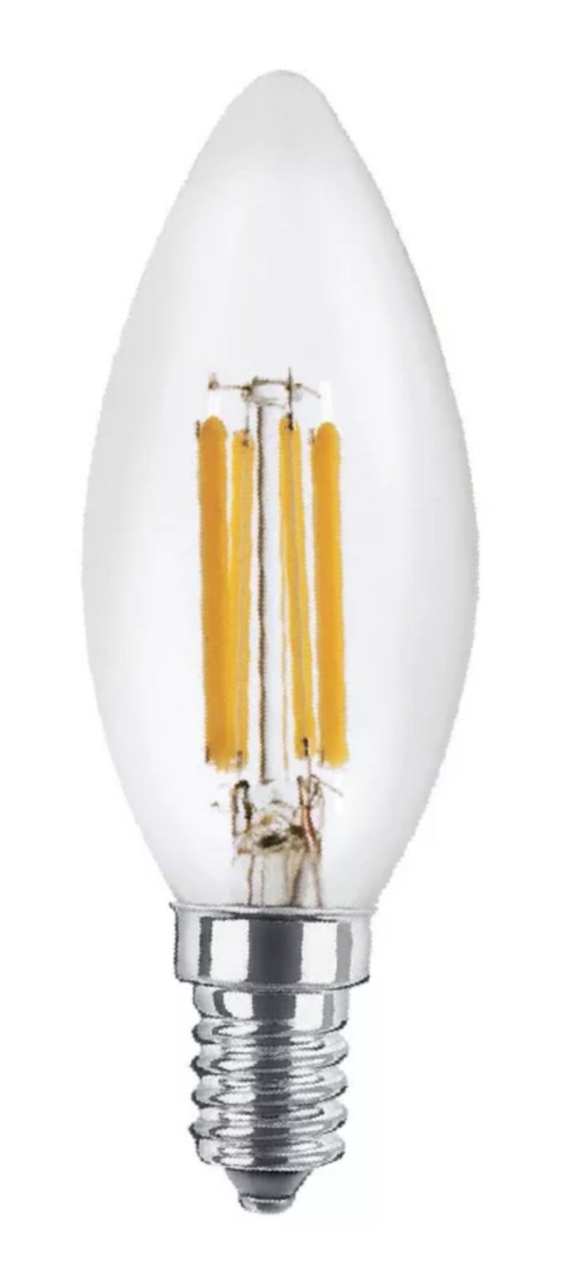 LED ŽIAROVKA E14 FILAMENT 6W TEPLÁ BIELA