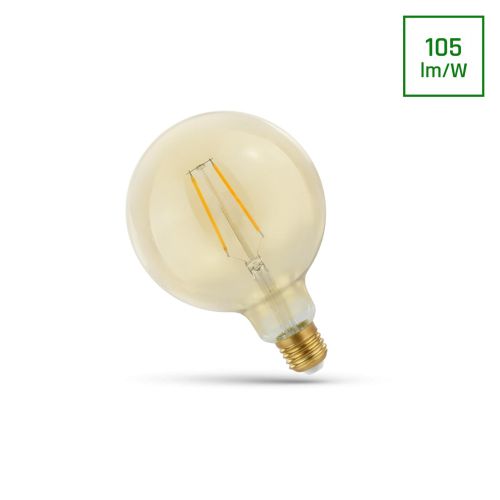 LED žiarovka G125 2W teplá biela RETROSHINE E27
