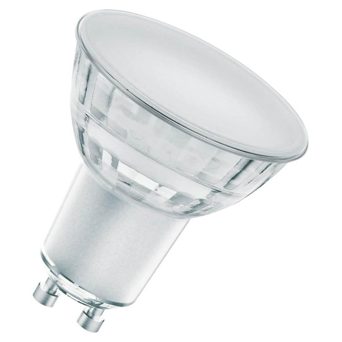LED ŽIAROVKA GU10 4,1WNEUTRÁLNA 120° STMIEVATEĽNÉ SKLO