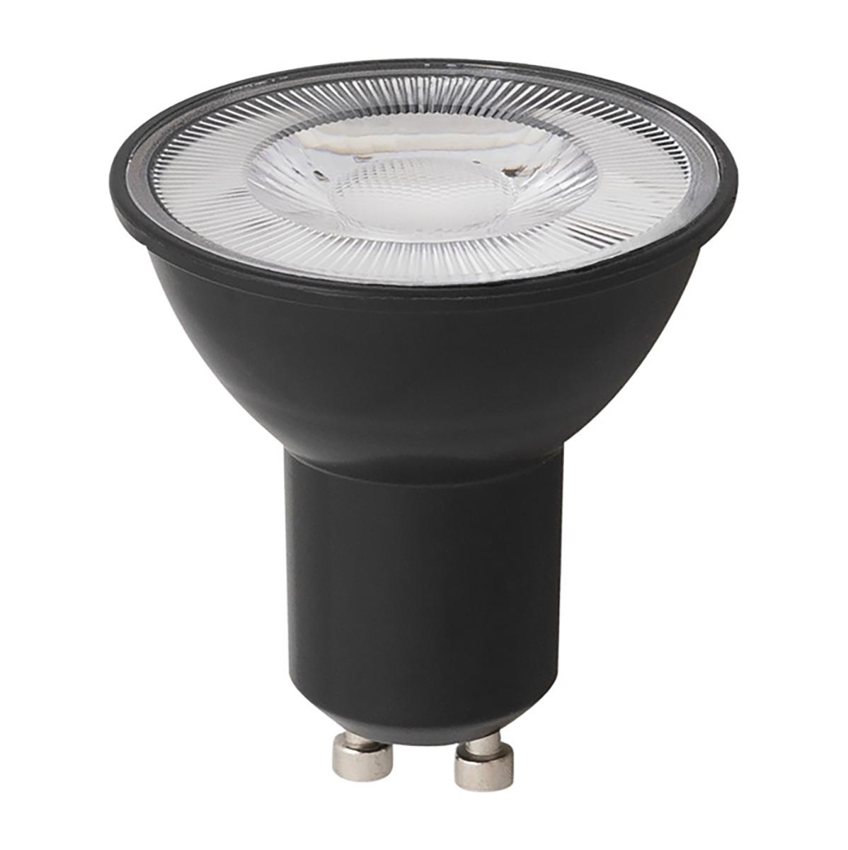 LED žiarovka OSRAM GU10 čierna 6,9W (50W) – 575lm, 4000K neutrálna biela, 120° uhol
