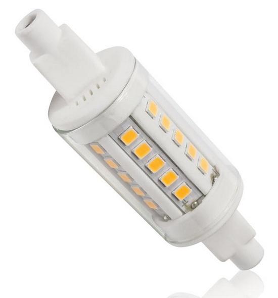 R7S LED ŽIAROVKA 5W 230V TEPLÁ BIELA 30 SMD2835