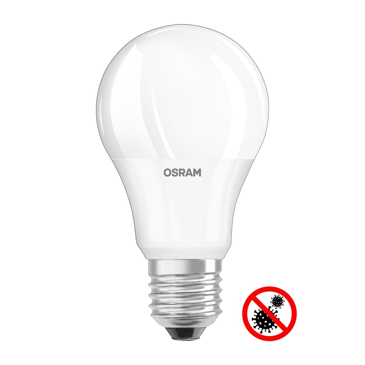 LED ŽIAROVKA LED E27 A60 10W NEUTRALNA BIELA 200° OSRAM ANTIBAKTERIÁLNA