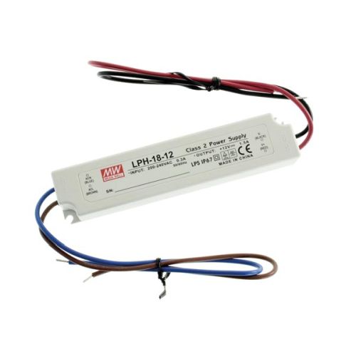 Napájací zdroj LPH-18-12 vodeodolný IP67