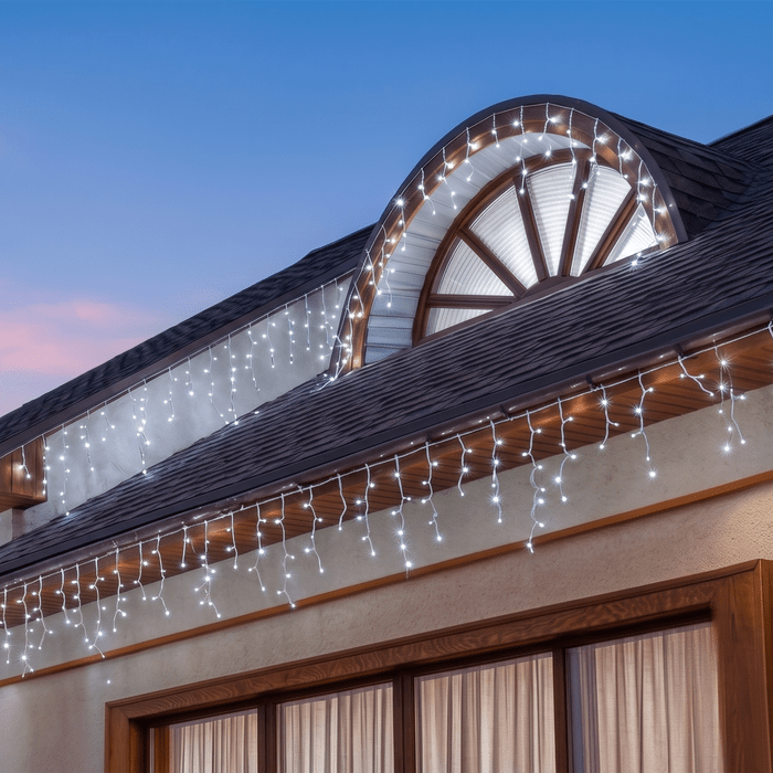 Magická LED clona 5.2m, 3,6 W 150 LED, lm neuvedené, 8000K studená biela, IP44, nadpájateľné