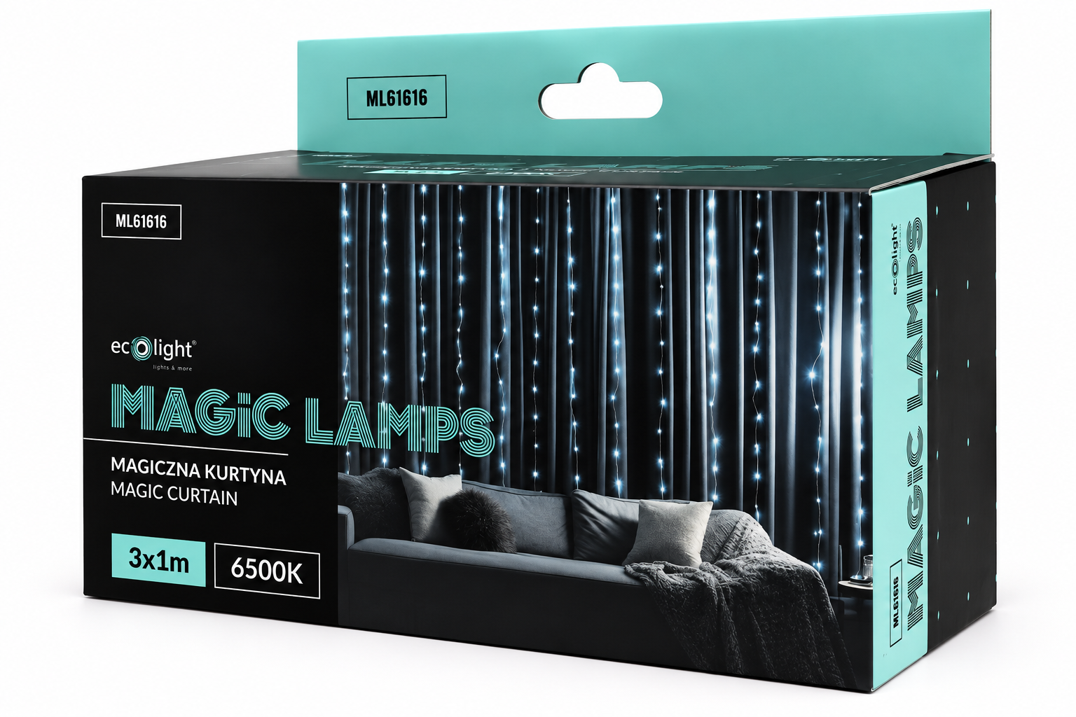 Magická LED svetelná záclona 200 LED 2,5 W, 6500 K studená biela, IP65 – 3 × 1 m