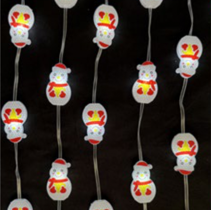 50 LED Snehuliak 5 m – Studená biela 6500K, USB 5V, ovládanie cez aplikáciu