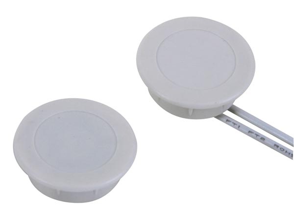 Magnetický nábytkový spínač dverí 19 mm, biely
