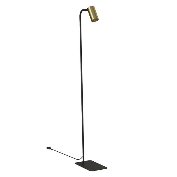 MONO FL 7711 Nowodvorski Čierno-zlatá stojacia lampa GU10
