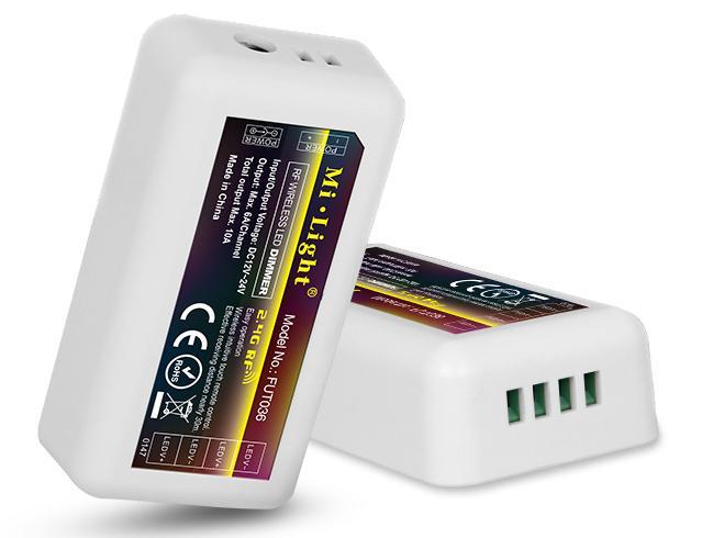 MONO ovládač MiLight FUT036 – 2,4 GHz LED jednofarebný stmievač