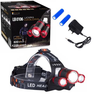 Nabíjateľná LED Čelovka CREE XM-L T6 LB0106 LIBOX