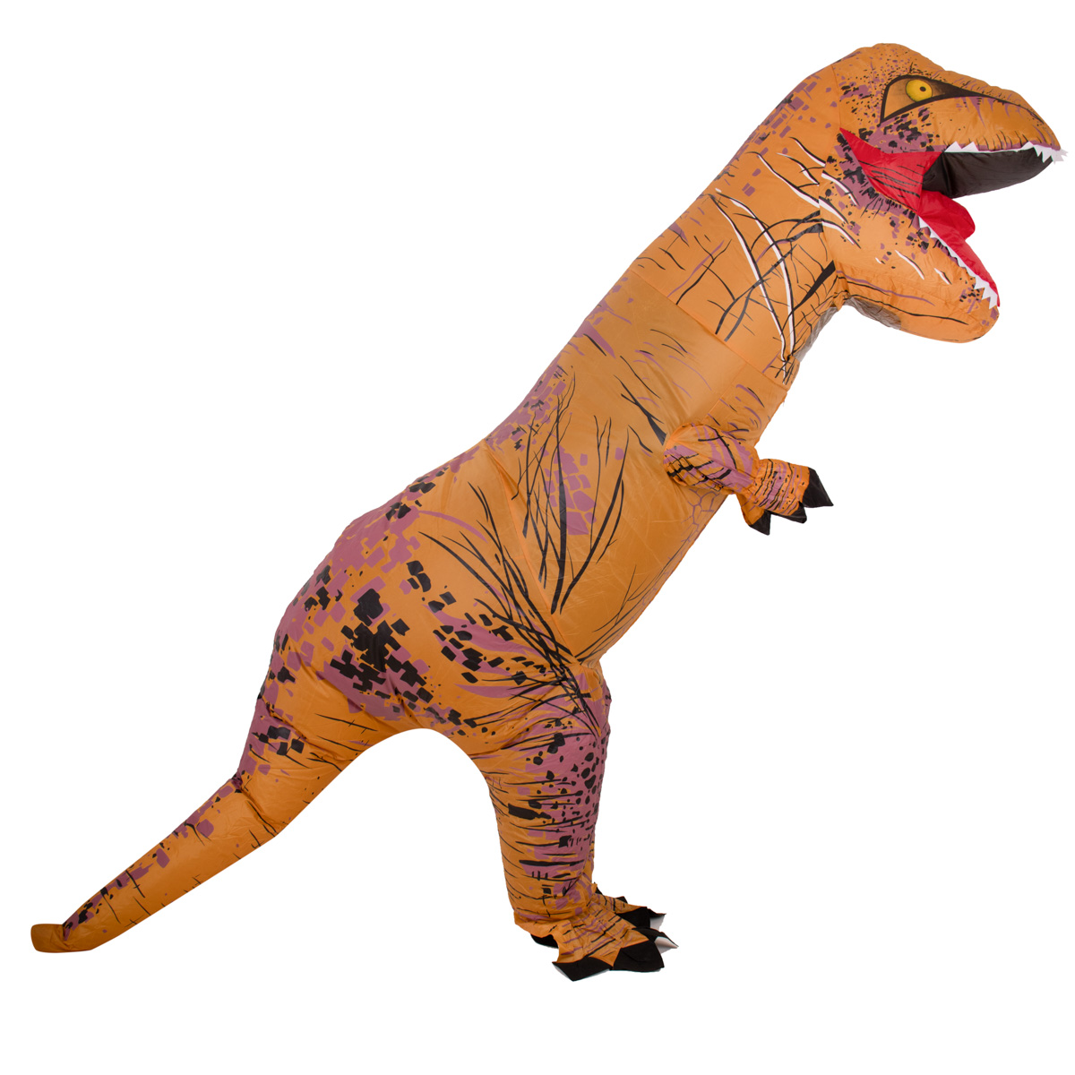 NAFUKOVACÍ KOSTÝM DINOSAURA T-REX GIANT HNEDÝ 1,5-1,9M