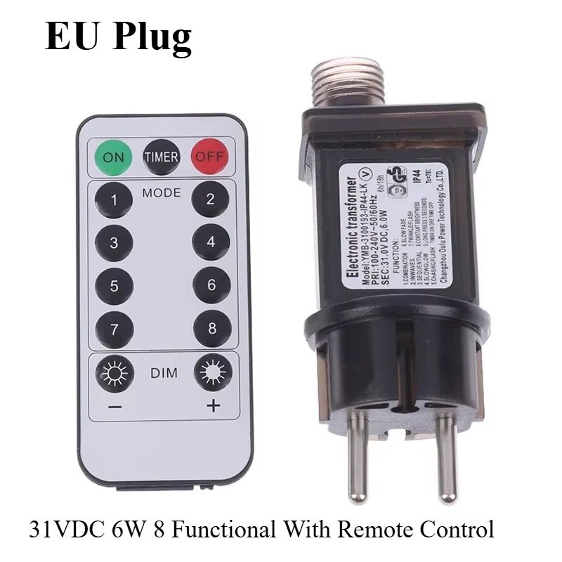 Napájací adaptér AC 31V / 6W s diaľkovým ovládaním – 8 funkcií, IP44