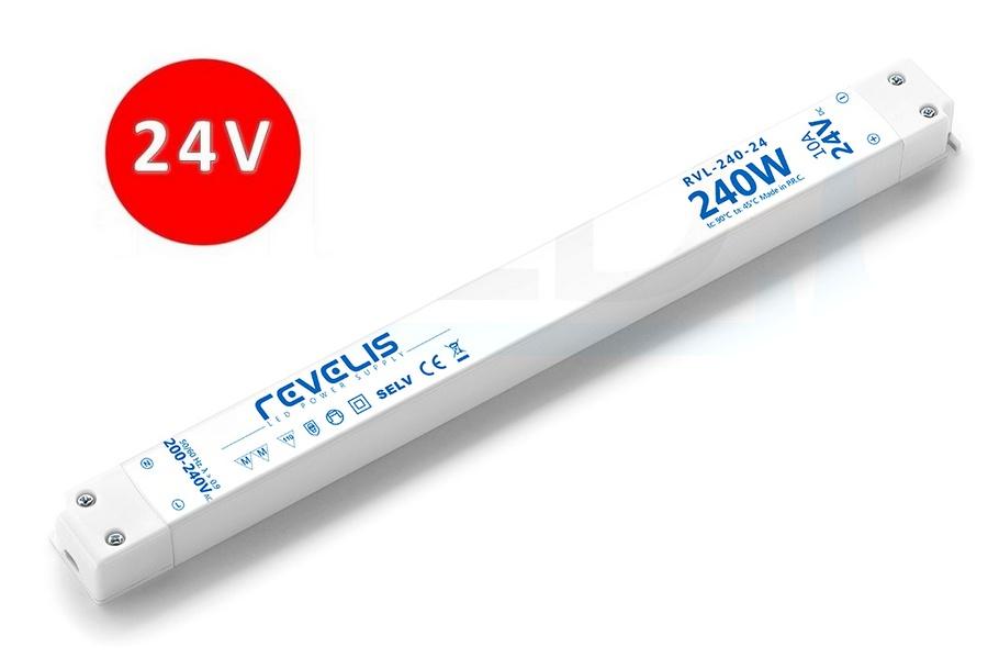 NAPÁJACÍ ZDROJ REVELIS 240W 24V RVL-240-24 + ZÁRUKA 5 ROKOV