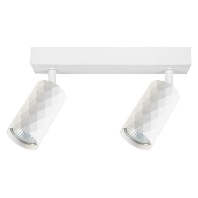Nástenná lampa GU10 LED Glamour pohyblivá x2 GU10 biela	