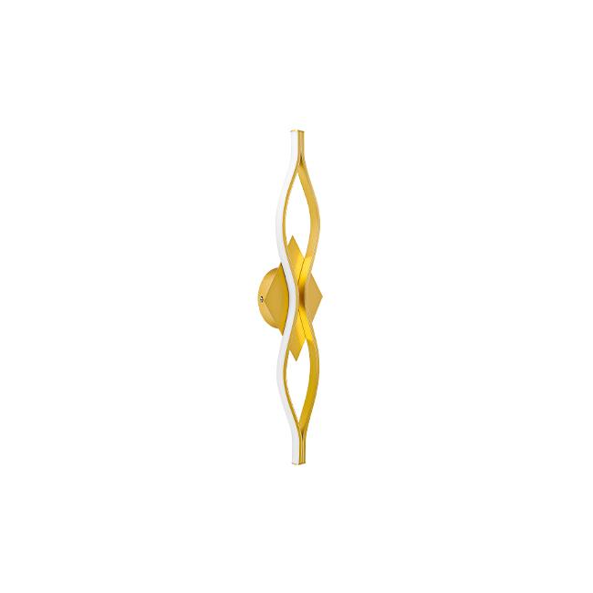Nástenná LED lampa Bramis 16W 58cm zlatá