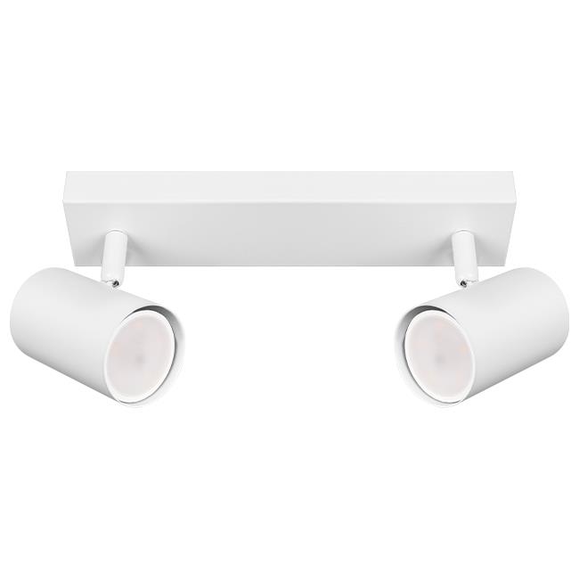 Nástenná LED lampa Richi GU10, pohyblivá, 2 ks, biela