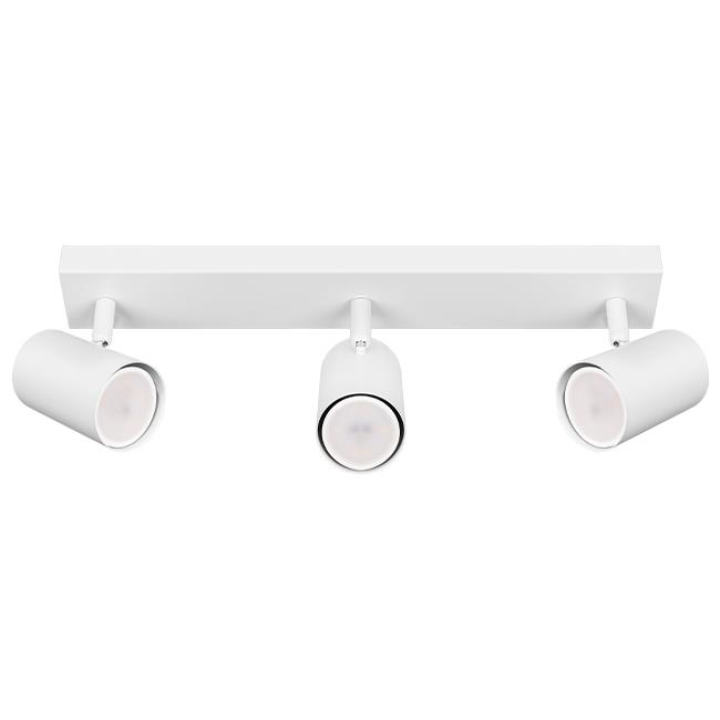 Nástenná LED lampa Richi GU10, pohyblivá, 3 ks, biela