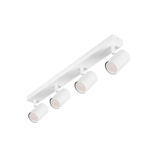 Nástenná LED lampa Richi GU10, pohyblivá, 4 ks, biela