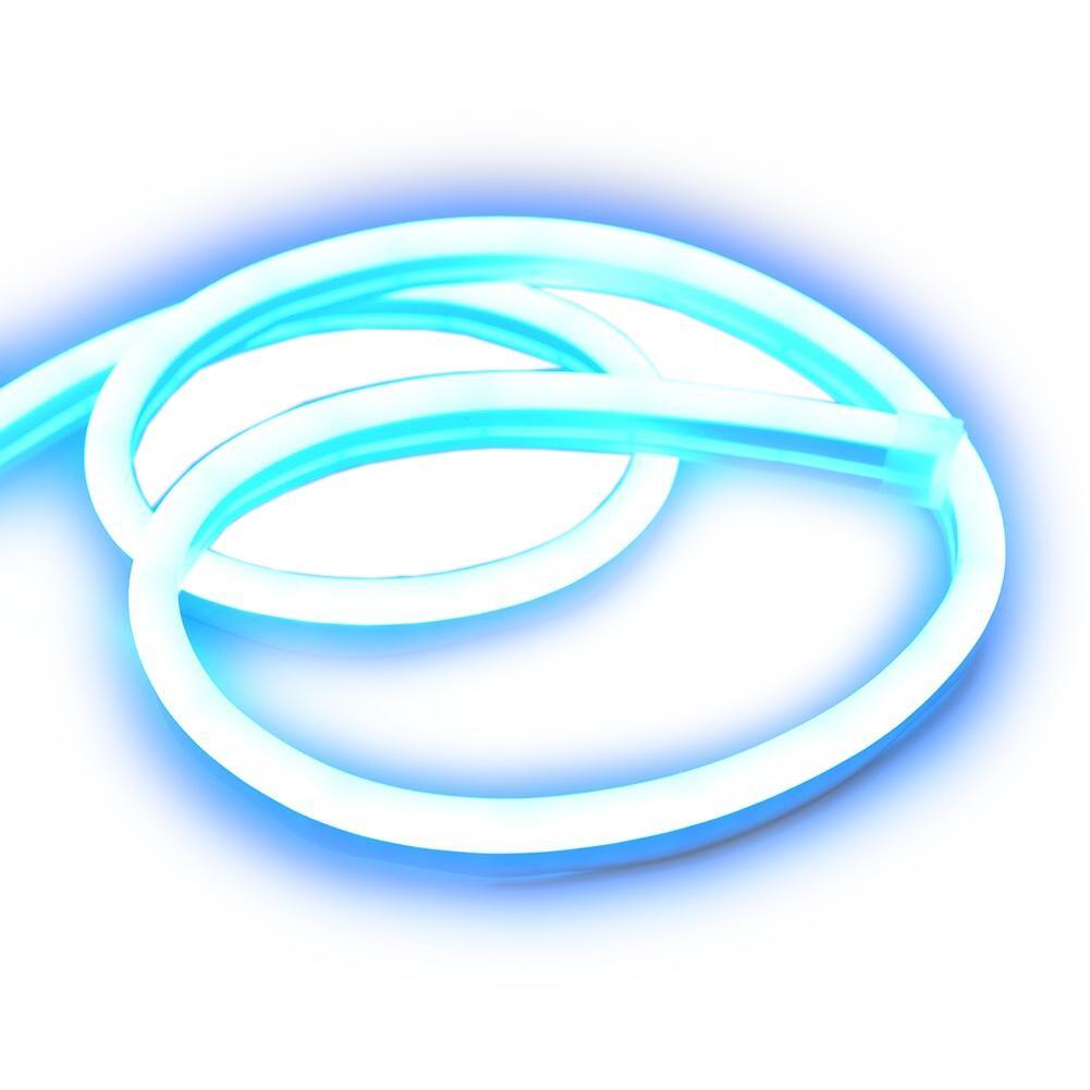 Neón FLEX 8x16mm – Ice Blue 24V, 1m (alebo násobky)