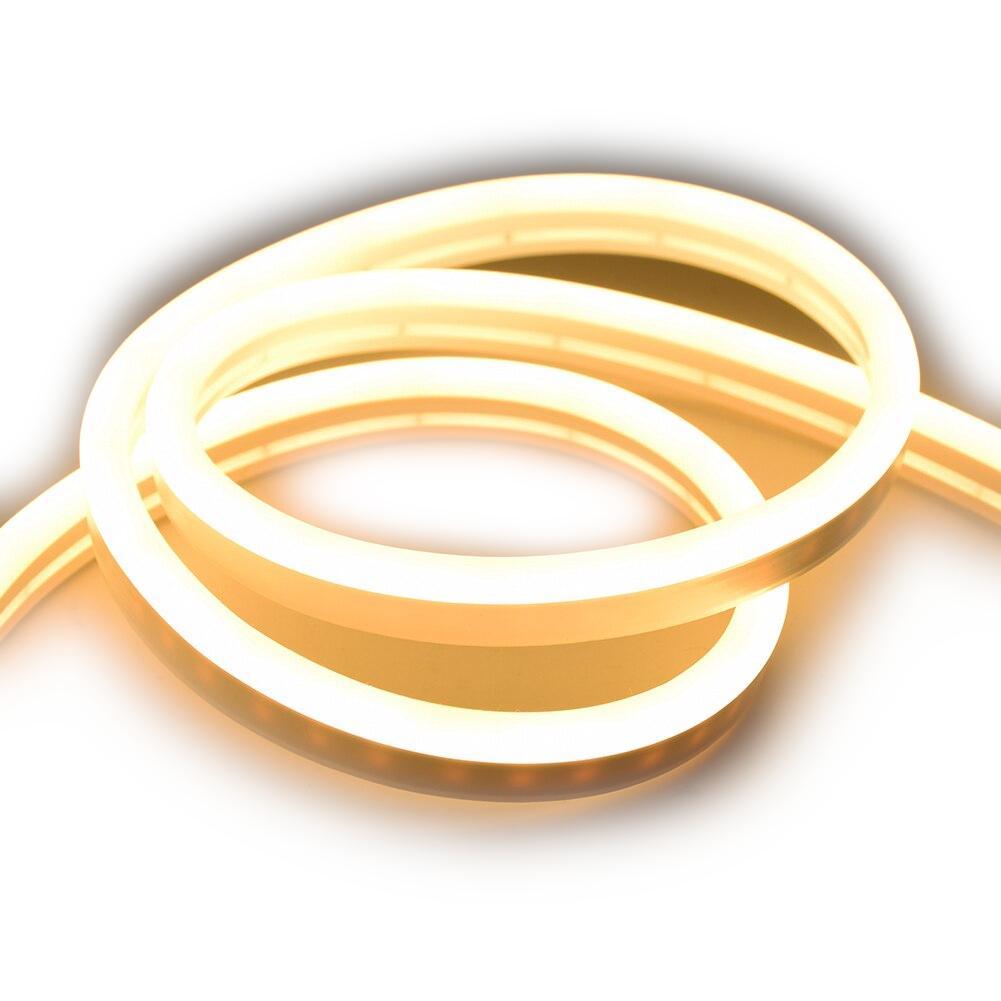 NEON FLEX 8×16 mm – WARM WHITE – 24V DC (1 m)